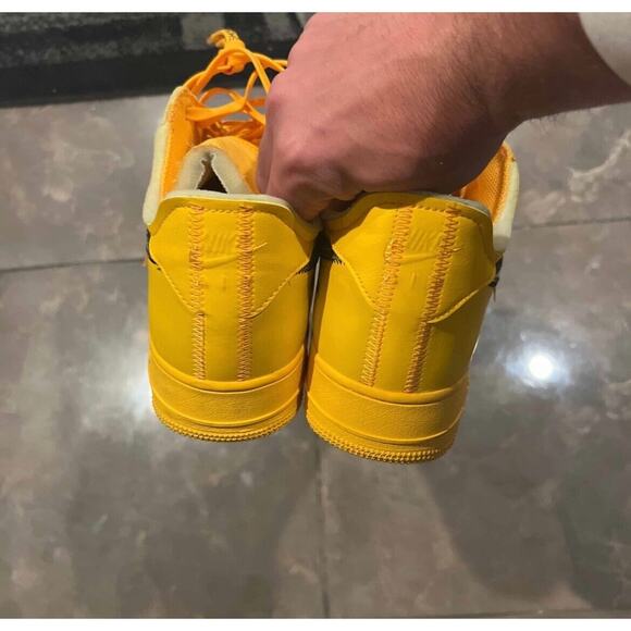 Size 13- Off White air force 1 lemonade DD1876-700 main image 4